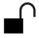 open lock icon