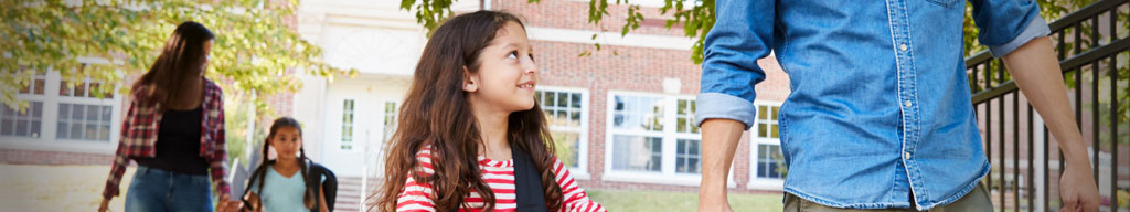 Close-up image of child and parent holding hands - Modernisation du droit de la famille website banner